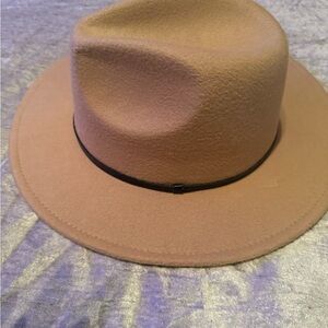 Stylish Tan Fedora Hat